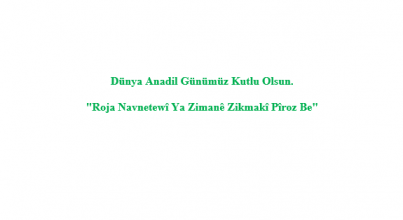 Dil kimliktir, benliktir, varlık sebebidir!